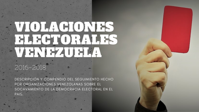 Patrón de Violaciones Electorales 2016-2018