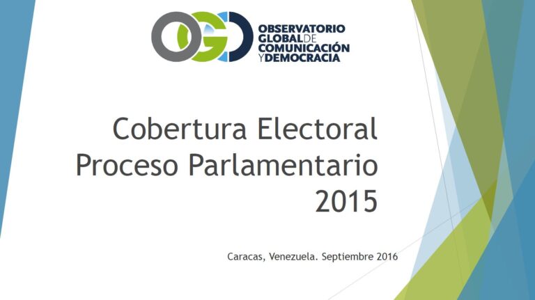 Cobertura Electoral Proceso Parlamentario 2015